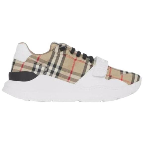 BURBERRY Regis check logo sneakers - Picture 1 of 4
